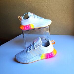 Adidas Kaptir Super Women White Lace Up Low Top Running Shoes women size 8